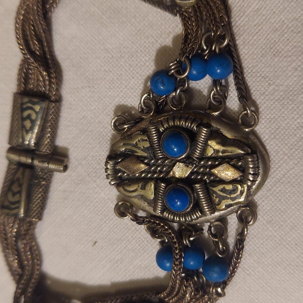20th Century Eastern European Marked 800 with Lapis Lazuli stones - Picture 1 of 6